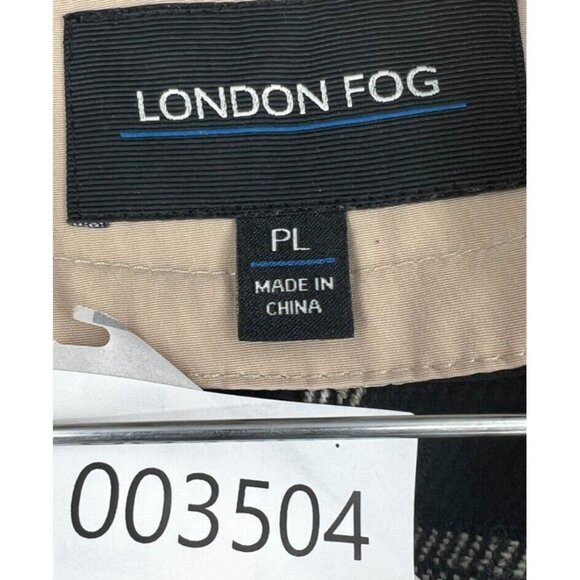 London Fog Women's Khaki Trench with Plaid Insulator Insert Coat Size PL - Picture 13 of 13